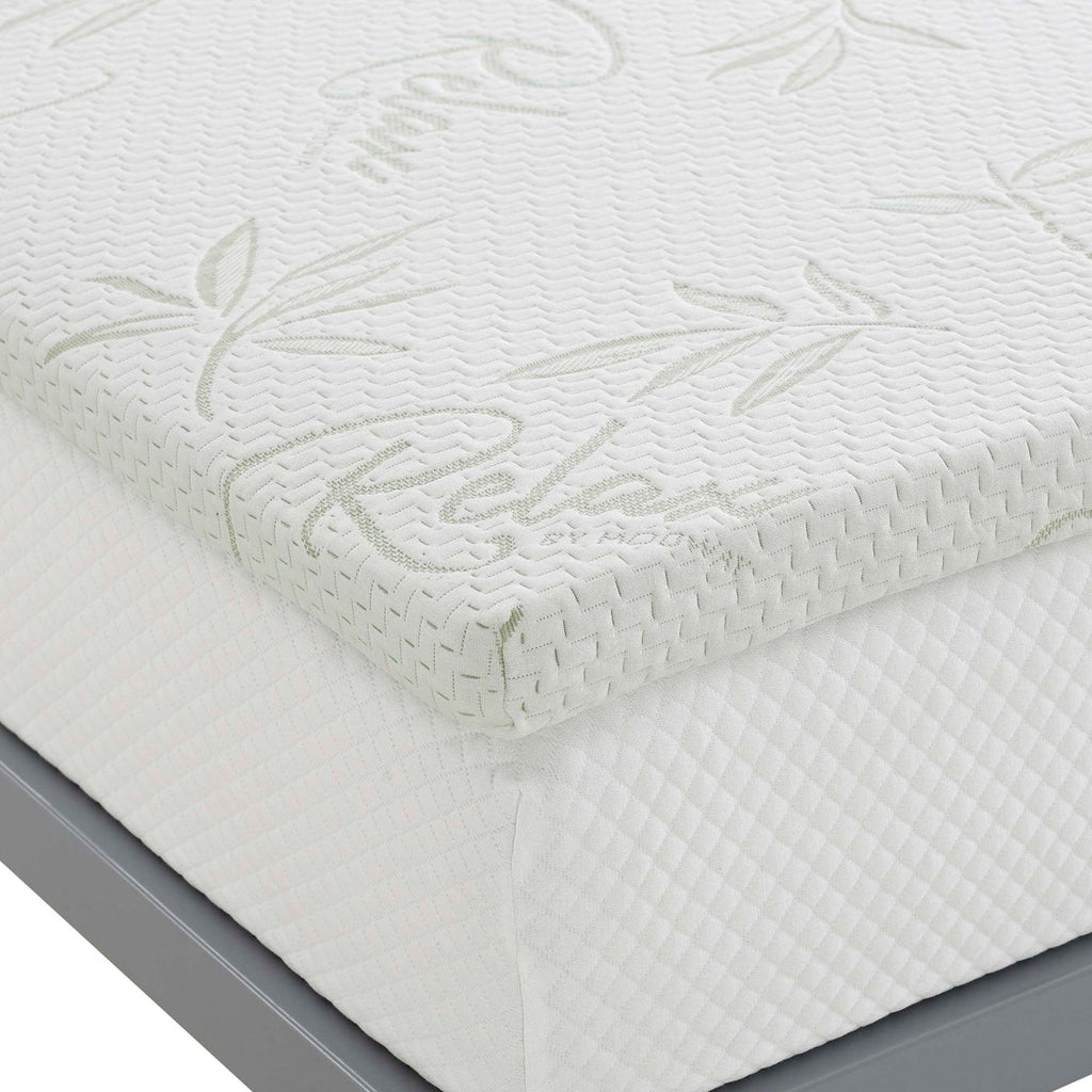 2" Gel Memory Foam Mattress Topper | Queen Size | With Washable Cover | CertiPUR-US® Certified | Pack of 2 image 9