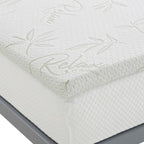 2" Gel Memory Foam Mattress Topper | Queen Size | With Washable Cover | CertiPUR-US® Certified | Pack of 2 image 9