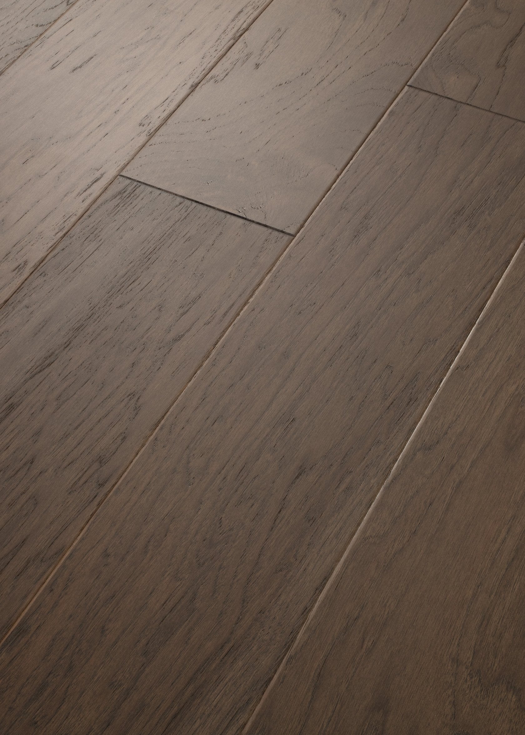 High Plains 6 3/8 | Repel Collection | Nomadic Shade | Hickory | Real Hardwood | Water Resistant | Scuff Resistant | 1.2 mm Veneer Thickness | 30.48 Sq. Ft. Per Carton | Wire Brushed Texture image 1