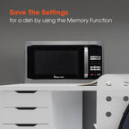 Magic Chef 1.6 Cu. Ft Countertop Microwave | 1100 Watt | Stainless Steel Door | Digital Display | 6 Auto Cooking Modes | Child Lock | 8 Years Warranty On Magnetron image 8