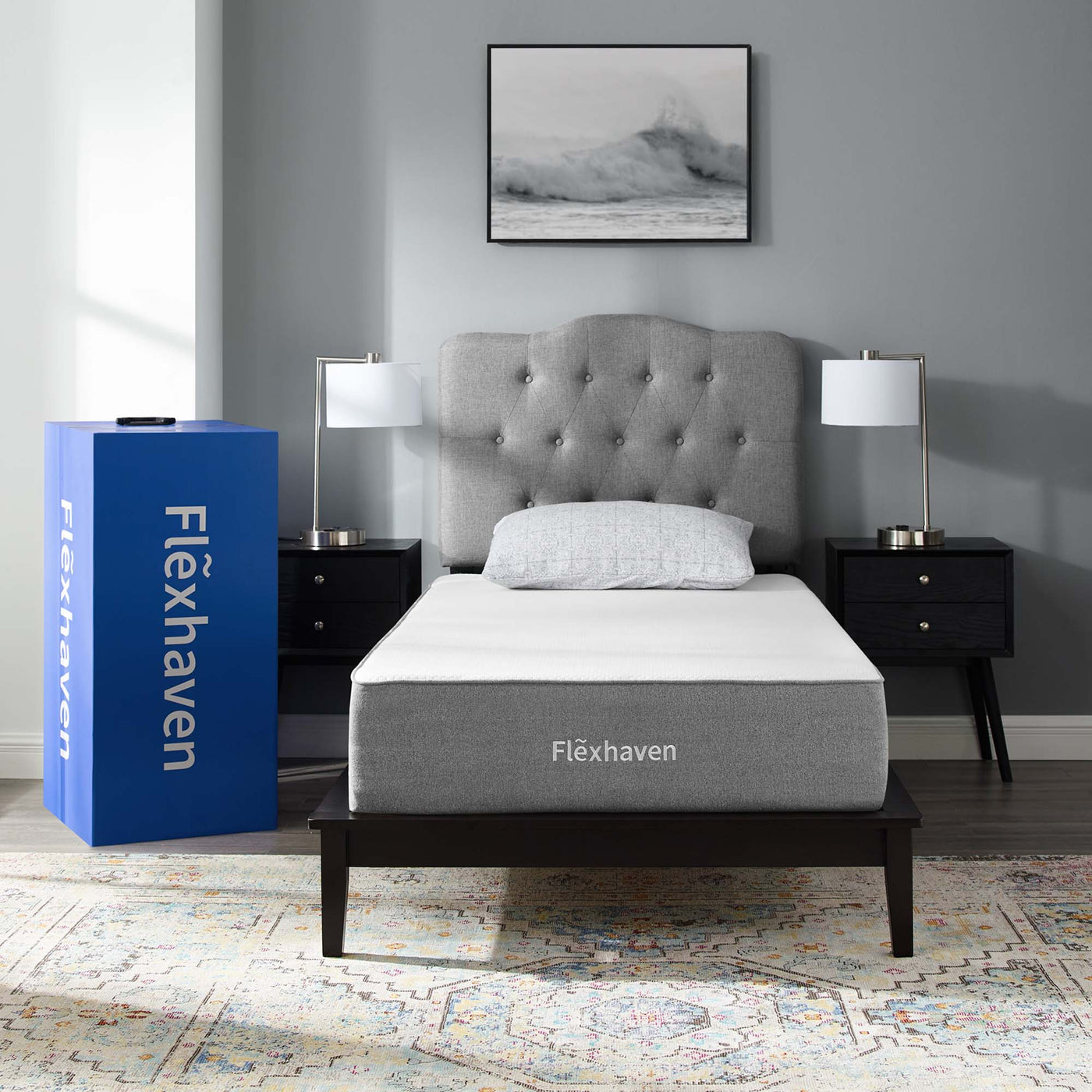 10" Twin Memory Foam Mattress | Twin Size | Open Cell Airflow Design | CertiPUR-US® Certified | Pack of 2 image 11