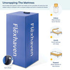 10" Twin Memory Foam Mattress | Twin Size | Open Cell Airflow Design | CertiPUR-US® Certified | Pack of 2 image 7