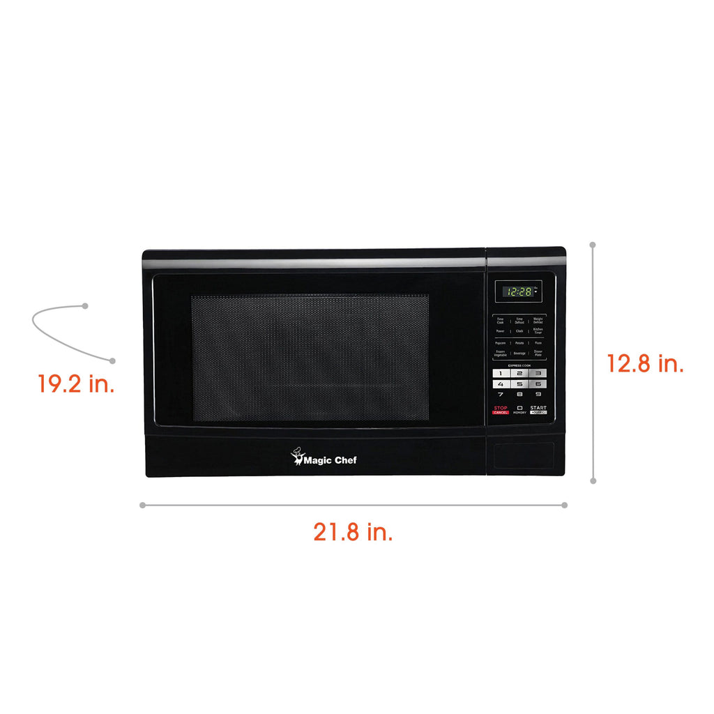 Magic Chef 1.6 Cu. Ft Countertop Microwave | 1100 Watt | Stainless Steel Door | Digital Display | 6 Auto Cooking Modes | Child Lock | 8 Years Warranty On Magnetron image 11