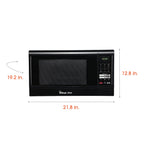 Magic Chef 1.6 Cu. Ft Countertop Microwave | 1100 Watt | Stainless Steel Door | Digital Display | 6 Auto Cooking Modes | Child Lock | 8 Years Warranty On Magnetron image 11