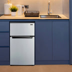 Magic Chef 3.1 Cu Ft 2 Door Manual Defrost Refrigerator | Stainless Look | Energy Star Qualified | 5 Year Warranty On Compressor | Door Storage | 2 Reversible Door image 6