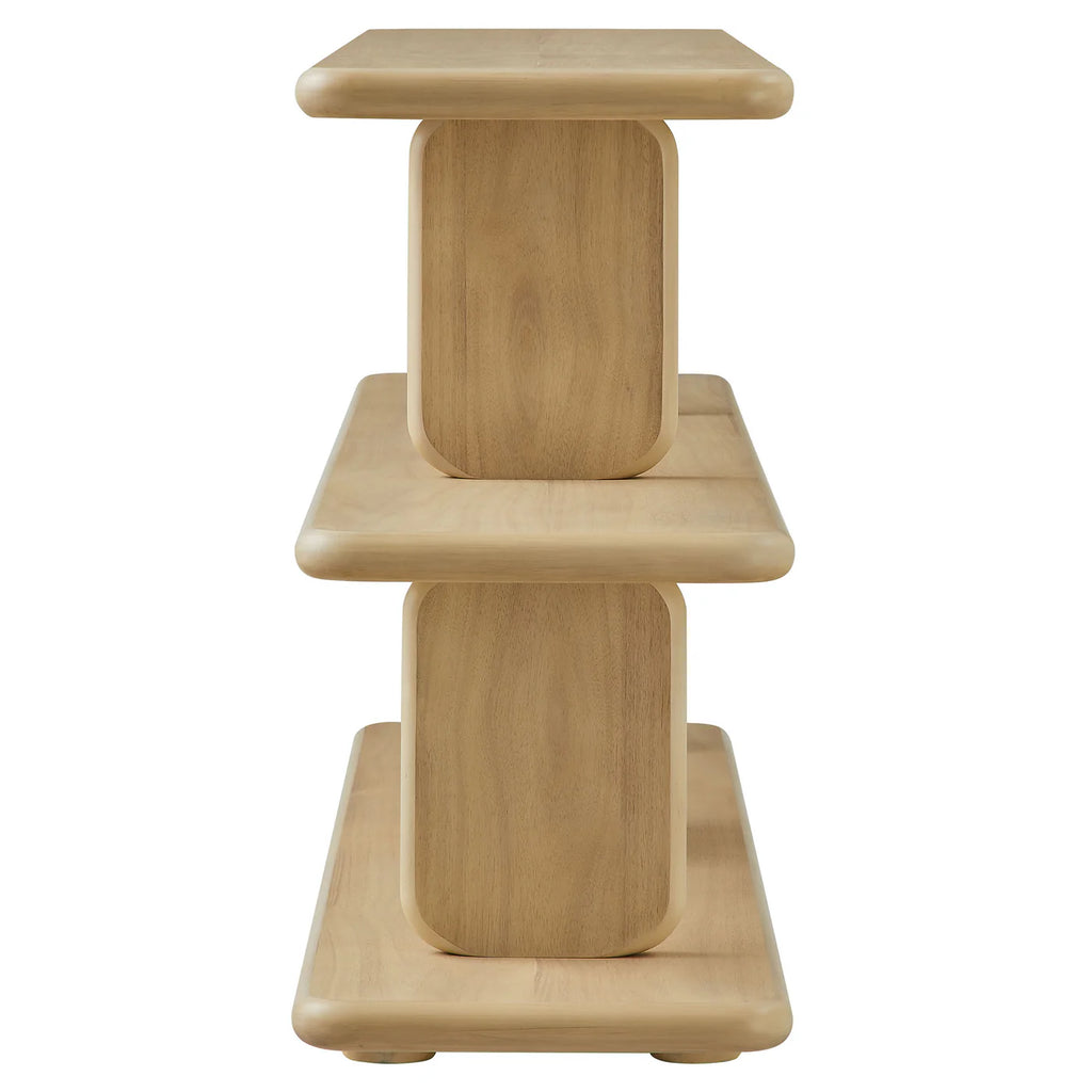 Lyle 2-Tier Sculptural Bookshelf image 2