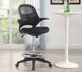Stealth Drafting Chair in Black image 0