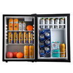 Magic Chef 2.6 Cu Ft Mini Fridge in Black Without Freezer | Energy Star Qualified | Black | 5 Year Warranty On Compressor | 2 Glass Shelves  | Reversible Door | Easy Installation image 2