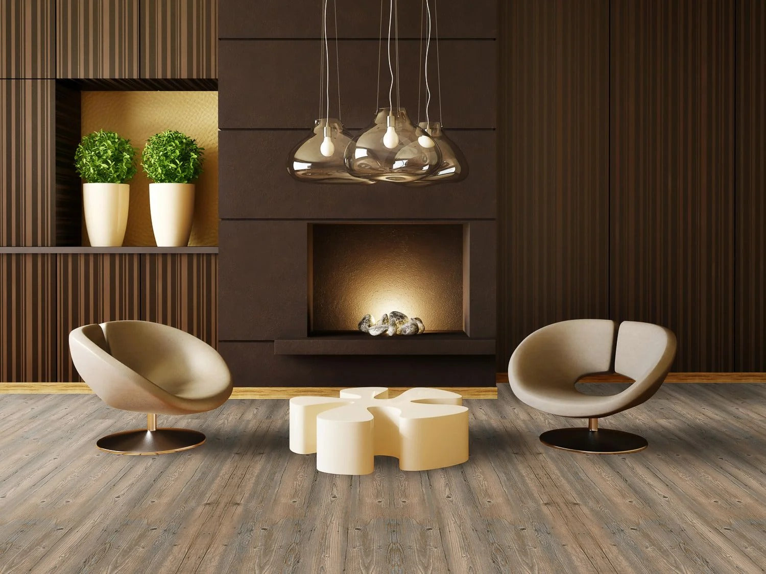 5 mm SPC Vinyl Flooring | 7" X 48" Plank | 1 mm IXPE Padding Attached | 22 Mil Wear Layer Plus 6 Mil UV Layer  | Click Lock Installation | Fortika Series 4210 | Fire Resistant | FloorScore® Certified | 1 Box (10 Planks) image 2