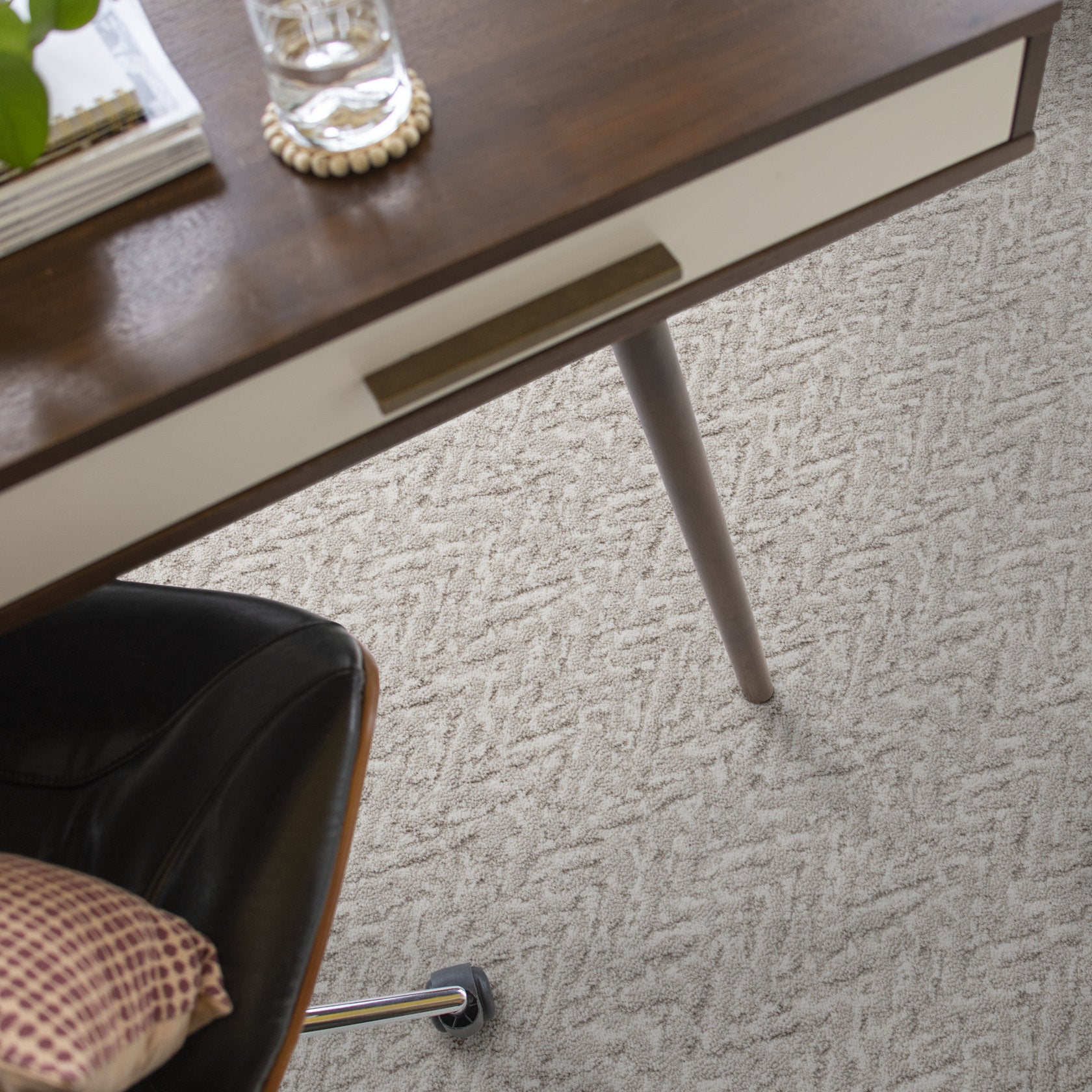 Lavish Living Carpets | LifeGuard® Spill-Proof Technology® | Candle Light Shade | Caress Collection | Spill-Proof Backing | Bleach & Fade Resistance | Industry-Leading Warranty | 12 Ft Width | 18 in W X 20.25 in L Pattern Repeat image 1