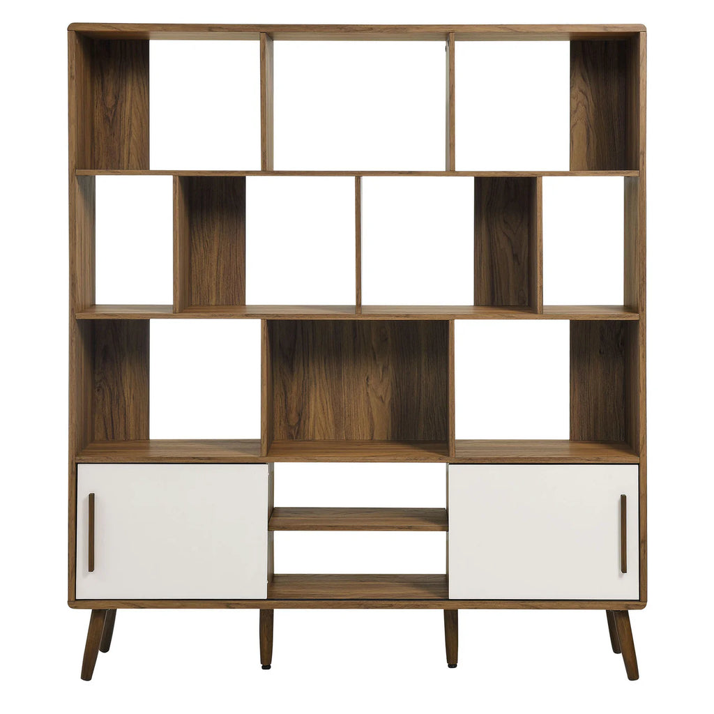 Transmit 59” Bookcase with Sliding Panel Doors image 12
