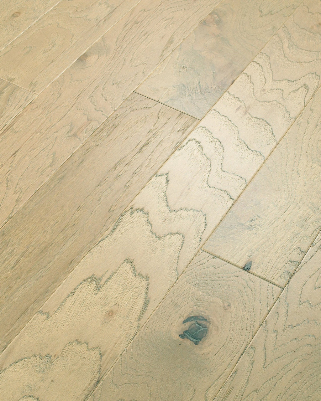 High Plains 6 3/8 | Repel Collection | Sumac Shade | Hickory | Real Hardwood | Water Resistant | Scuff Resistant | 1.2 mm Veneer Thickness | 30.48 Sq. Ft. Per Carton | Wire Brushed Texture image 1