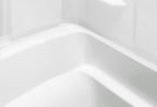 Sterling 60"W x 32"D x 18"H White Bathtub | Ensemble Series | Left Or Right Drain Location Options | Made Of Solid Vikrell Material | Designed With A 18" Apron image 1