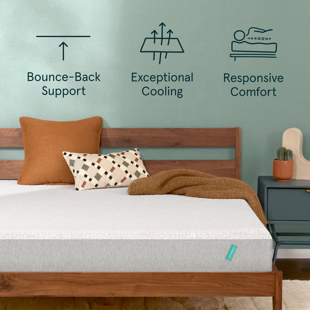 T&N Original Mattress | T&N Flex™ Foam & T&N Adaptive® Foam | T&N Release™ Foam  | GREENGUARD Gold Certified  | CertiPUR-US® Certified | 10-Year Limited Warranty | 100-Night Trial image 4