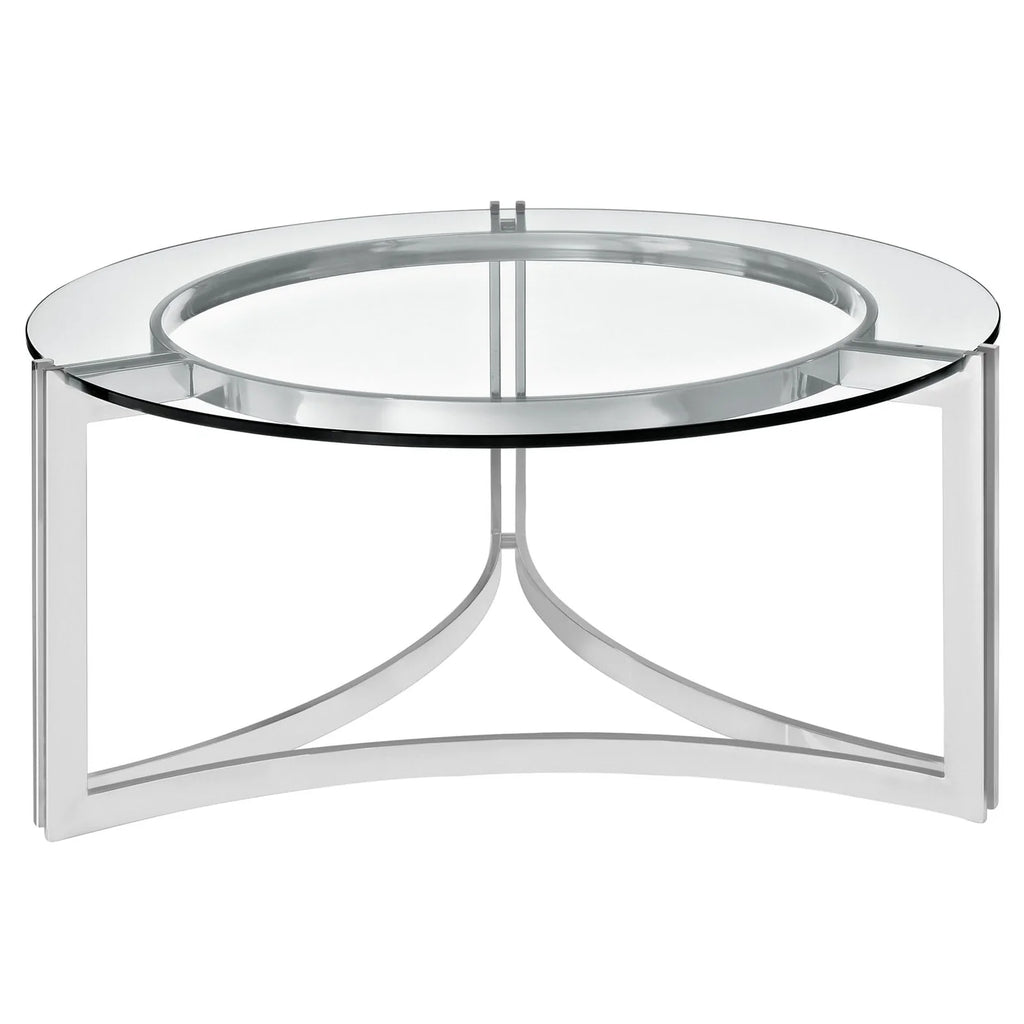 Signet Silver Stainless Steel Coffee Table image 1