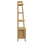 Bixby 21" Bookshelf | Walnut, Walnut White &amp; Oak Color Options | Particleboard &amp; MDF | Concealed Storage Area | White Shelves | Tiered Bookshelf image 5