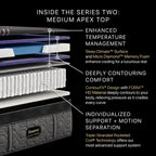 Beautyrest® Black Mattress | Black Series | Triple-Stranded Pocketed Coil® Technology | Maximum Individualized Support | Ultimate Motion Separation | Beautyrest® Gel Memory Foam | CertiPUR-US® Certified | 10-Year Limited Warranty | 100-Night Trial image 7