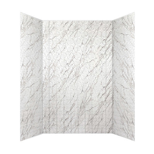 Savannah Shower Wall Tiles For Shower and Tub Surrounds | Glue Up Easy To Install | 3 Wall Set image 2