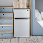 Magic Chef 3.1 Cu Ft 2 Door Manual Defrost Refrigerator | Stainless Look | Energy Star Qualified | 5 Year Warranty On Compressor | Door Storage | 2 Reversible Door image 5