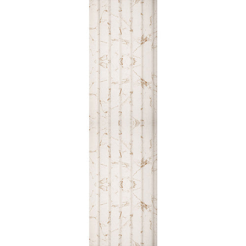 Large Slats Polystyrene Wood Slat Walls 112 in x 9 1/2 in - (Pack of 10) / 73.5 sqft image 3
