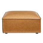 Restore 4-Piece Tan Vegan Leather Sectional Sofa image 10
