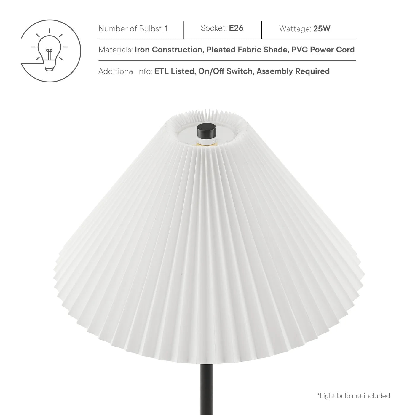 Illusion Dome Table Lamp with a Marble-Inspired Base | Pack of 2 image 3