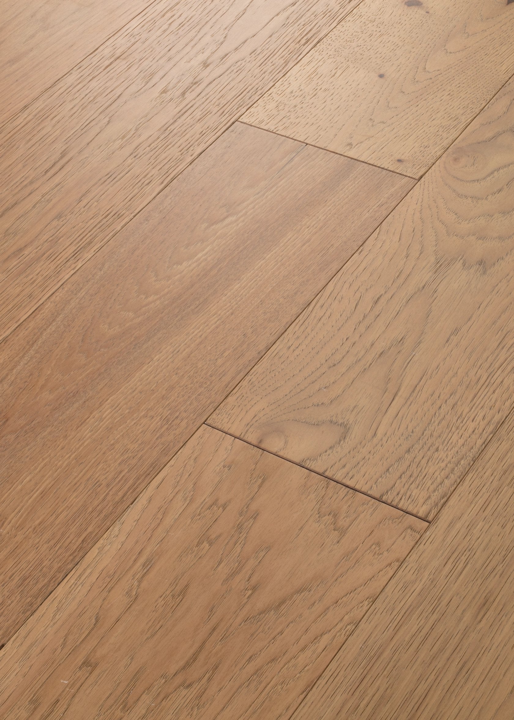 CastleWood Hickory | The Gallery Collection | Highlands Shade | Hickory | Real Hardwood | 3 mm Veneer Thickness | 31.09 Sq. Ft. Per Carton | Wire Brushed Finish image 1