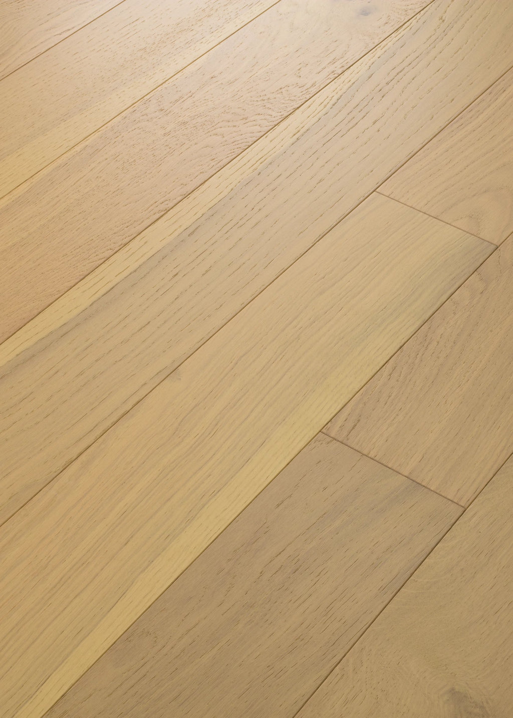 Empire Oak Plank | The Gallery Collection | Carnegie Shade | White Oak | Real Hardwood | 1.2 mm Veneer Thickness | 29.53 Sq. Ft. Per Carton | Wire Brushed Texture image 1