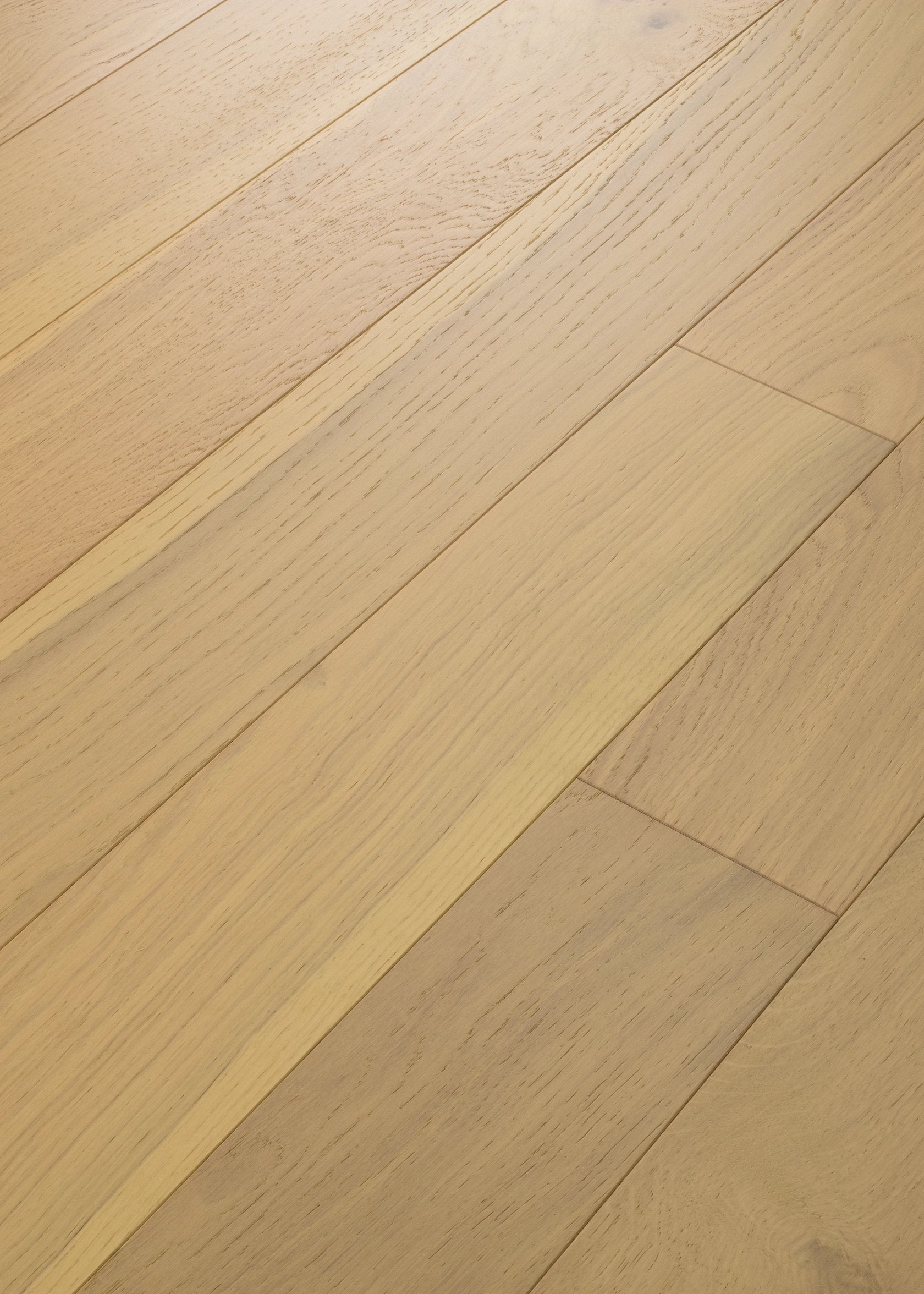 Empire Oak Plank | The Gallery Collection | Carnegie Shade | White Oak | Real Hardwood | 1.2 mm Veneer Thickness | 29.53 Sq. Ft. Per Carton | Wire Brushed Texture image 1