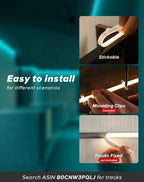 COB LED Rope Light AC 120V | 800lm Ultra Bright | IP65 Waterproof Cold-Resistant ETL Neon Strip | No Driver Tape Lighting for Home Commercial | Ice Blue image 3