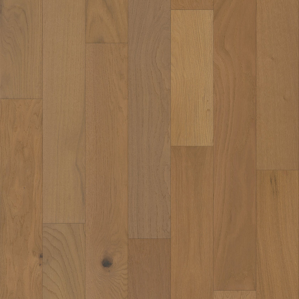 Empire Oak Plank | The Gallery Collection | Hearst Shade | White Oak | Real Hardwood | 1.2 mm Veneer Thickness | 29.53 Sq. Ft. Per Carton | Wire Brushed Texture image 1