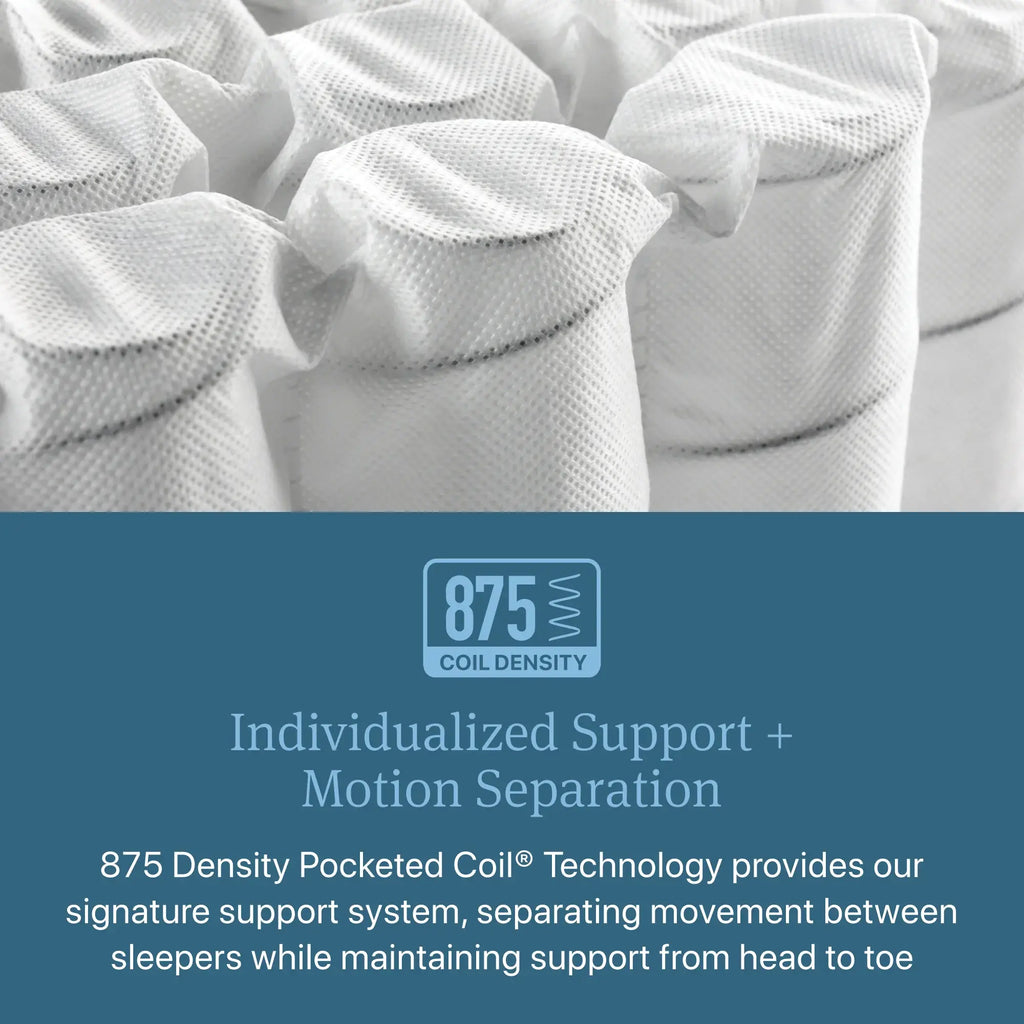 Beautyrest® | Signature Series | Level One & Level Two Models | 875 Density Pocketed Coil® | Signature Individualized Support | Motion Separation | Contouring Pressure Relief | CertiPUR-US® Certified | 10-Year Limited Warranty | 100-Night Trial image 6