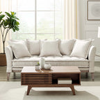 Rowan Light Gray Fabric Sofa image 9