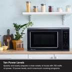 Magic Chef 0.7 Cu. Ft Countertop Microwave | 700 Watt | Black Color | Digital Display | 6 Auto Cooking Modes | Child Lock | Auto Defrost Modes | 10 Power Levels image 2