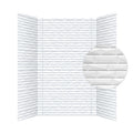 Vista Shower Wall Tiles For Shower and Tub Surrounds | Glue Up Easy To Install | 3 Wall Set image 0