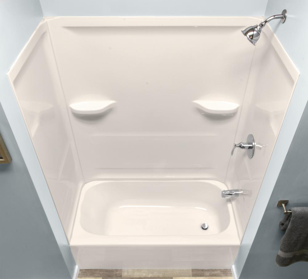 Lyons 54" x 27" x 16" Above Floor Bathtub | Victory Series | Biscuit, Almond & White Color Options | Multiple Drain Location Options | Ultra Gloss Acrylic Finish image 4