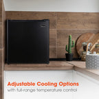 Magic Chef 1.7 Cu Ft Freezerless Mini Refrigerator | Energy Star Qualified | Black | 5 Year Warranty On Compressor | Door Storage | Reversible Door | Easy Installation image 4