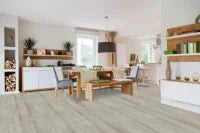 5 mm SPC Vinyl Flooring | 7" X 48" Plank | 1 mm IXPE Padding Attached | 22 Mil Wear Layer | Click Lock Installation | Aero Series 4213 | Fire Resistant | FloorScore® Certified | 1 Box (10 Planks)) image 1