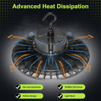 LED UFO High Bay Light | 90W - 500W | 5000K | 100-277VAC  | With Microwave Expansion Port 120° Or 90° | CE, ETL, CETL, DLC Certified | Pack Of 2 image 5