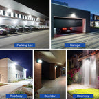 LED Wall Pack Light 36W-120W Photocell | DLC | IP65 Waterproof Commercial Security Lighting image 1