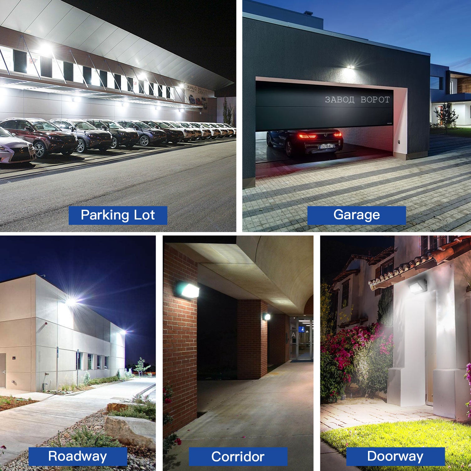 LED Wall Pack Light 36W-120W Photocell | DLC | IP65 Waterproof Commercial Security Lighting image 1