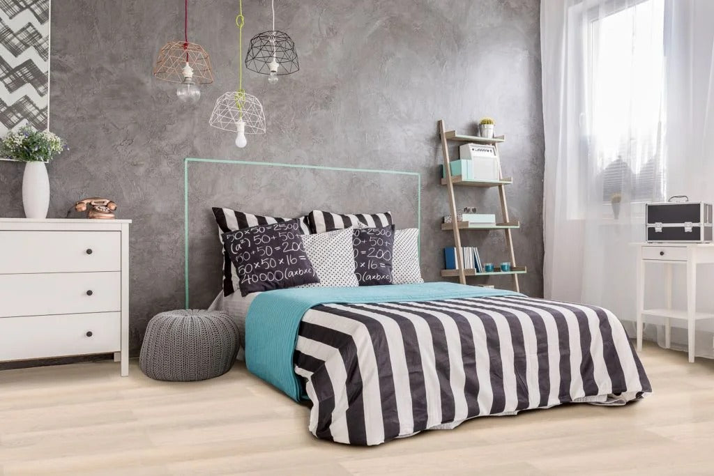 5 mm SPC Vinyl Flooring | 7" X 48" Plank | 1 mm IXPE Padding Attached | 22 Mil Wear Layer | Click Lock Installation | Alloga Series 1401 | Fire Resistant | FloorScore® Certified | 1 Box (10 Planks)) image 3
