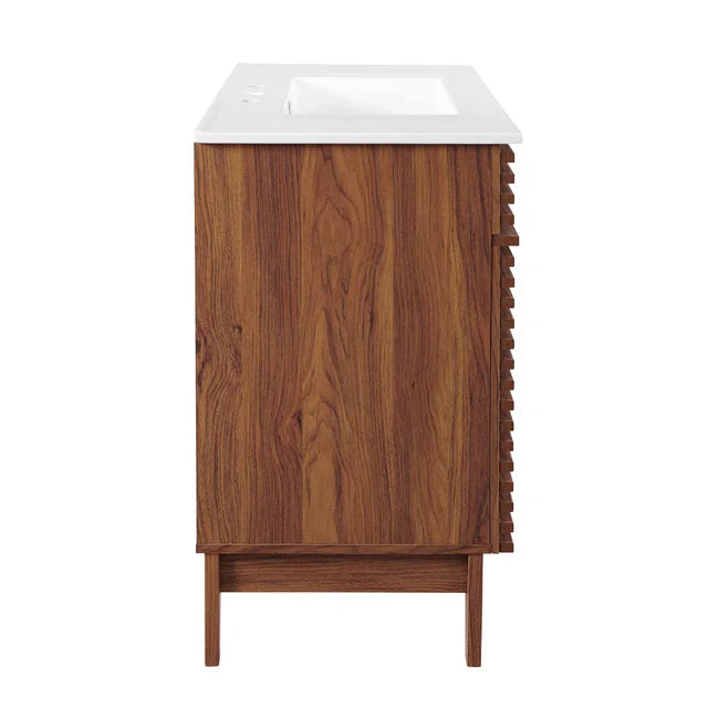 36" / 30" Bathroom Vanity In Multiple Colors | Modern Design Vanity With Basin For Homes, Hotels image 5