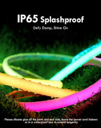 24V Smart RGBIC COB Neon Rope Light, 20-Zone Effects, Alexa & Google