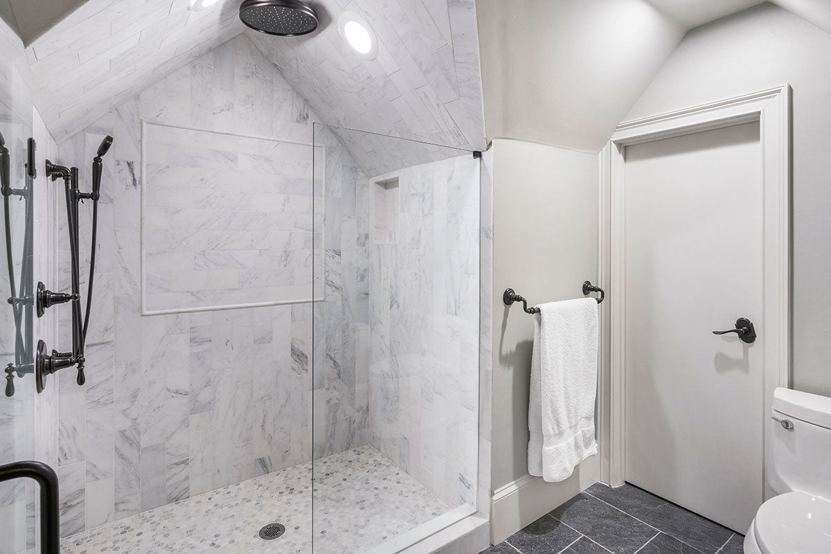 Carrara White Polished 2" Hexagon Mosaic Tile | Wall Tile &amp; Backsplash Tile | Marble | Greenguard Gold, USGBC/LEED | 10 Pieces Per Box image 2