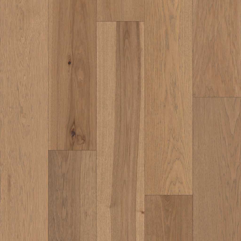 CastleWood Hickory | The Gallery Collection | Highlands Shade | Hickory | Real Hardwood | 3 mm Veneer Thickness | 31.09 Sq. Ft. Per Carton | Wire Brushed Finish image 2