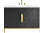 Awaken Series Bathroom Vanity | Various Sizes And Colors | Modern Design Vanity With Basin For Homes, Hotels image 12