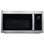 Magic Chef 1.7 Cu. Ft Over-The-Range (OTR) Microwave With Sensor | 1000 Watt | Stainless Steel | 6 Auto Cooking Modes | Hood Light | Auto Defrost Modes | 10 Power Levels image 0