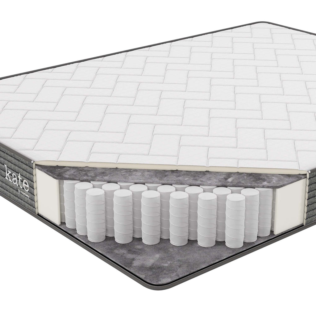 8" Queen Size Mattress | 7.2" Bonnell Coil System | Robust Support With 0.4" Plush Cushioning Foam Layer | Pack of 2 image 16