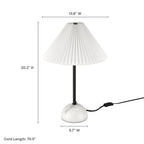 Illusion Dome Table Lamp with a Marble-Inspired Base | Pack of 2 image 5